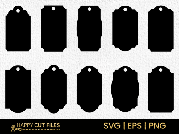 Download Vintage Gift Tags Svg Bundle Cutfiles - Cutfiles Collection