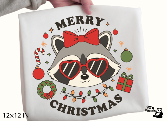 Download Merry Christmas Roccon Png Design - Premium Resources