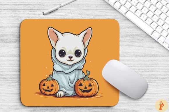 Download Happy Chihuahua Dog in Ghost Costume - Premium Resources