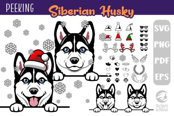Download Siberian Husky SVG, Clipart &amp; Cutfiles - Cutfiles Collection